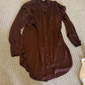 H&M Brown Button Down Shirt